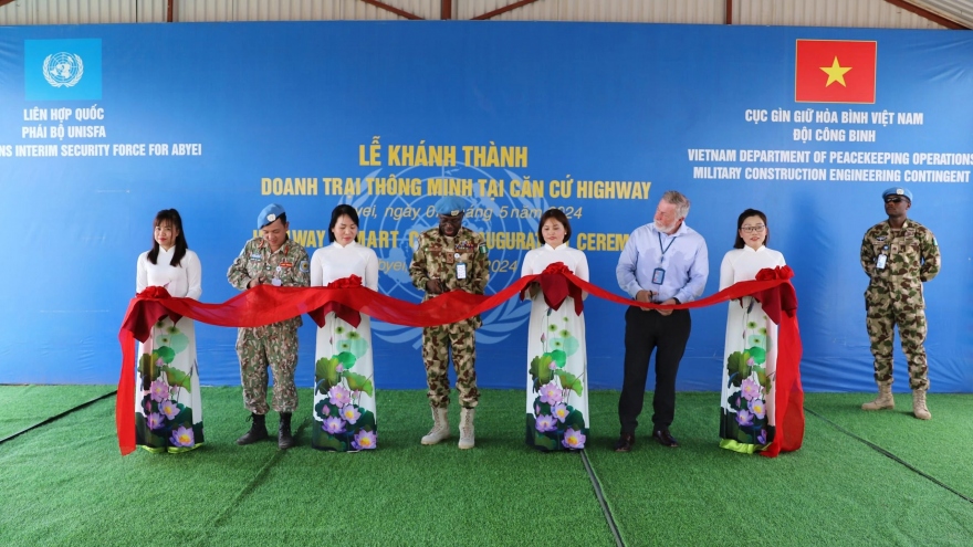 Vietnamese peacekeepers inaugurate smart camp in Abyei